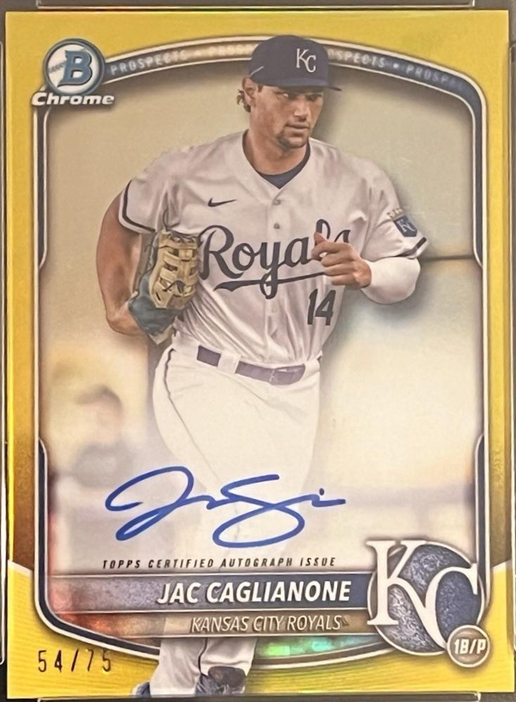 Jac Caglianone [Yellow Mojo Refractor] #CPA-JCA