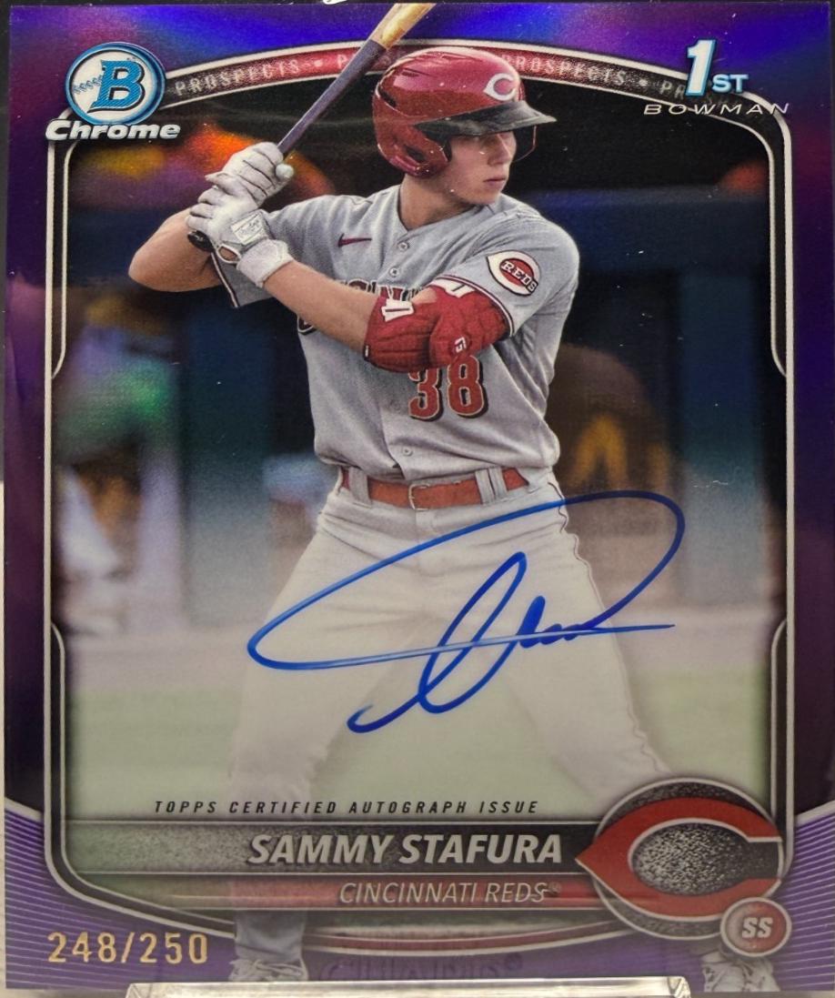 Sammy Stafura [Purple Mojo Refractor] #CPA-SS