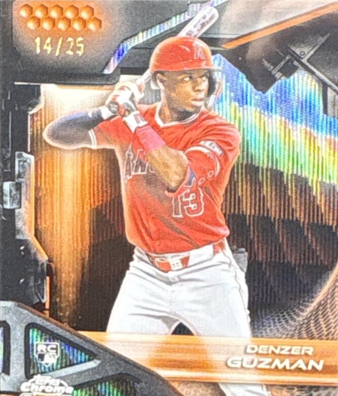Denzer Guzman [Orange Wave Refractor] #69