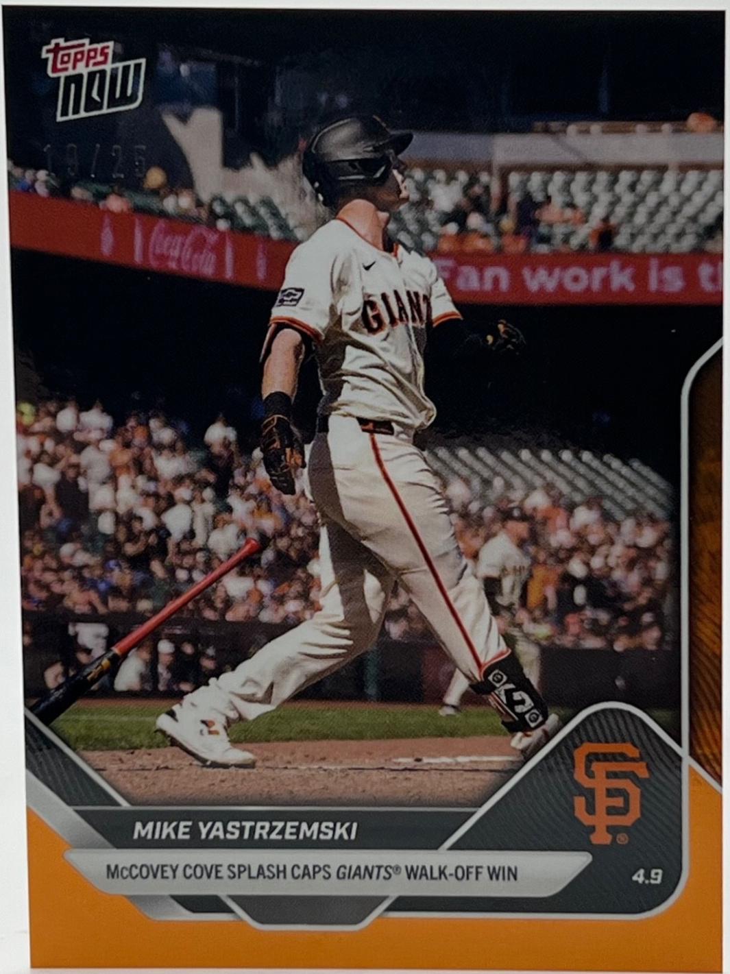 Mike Yastrzemski [Orange Foil] #53