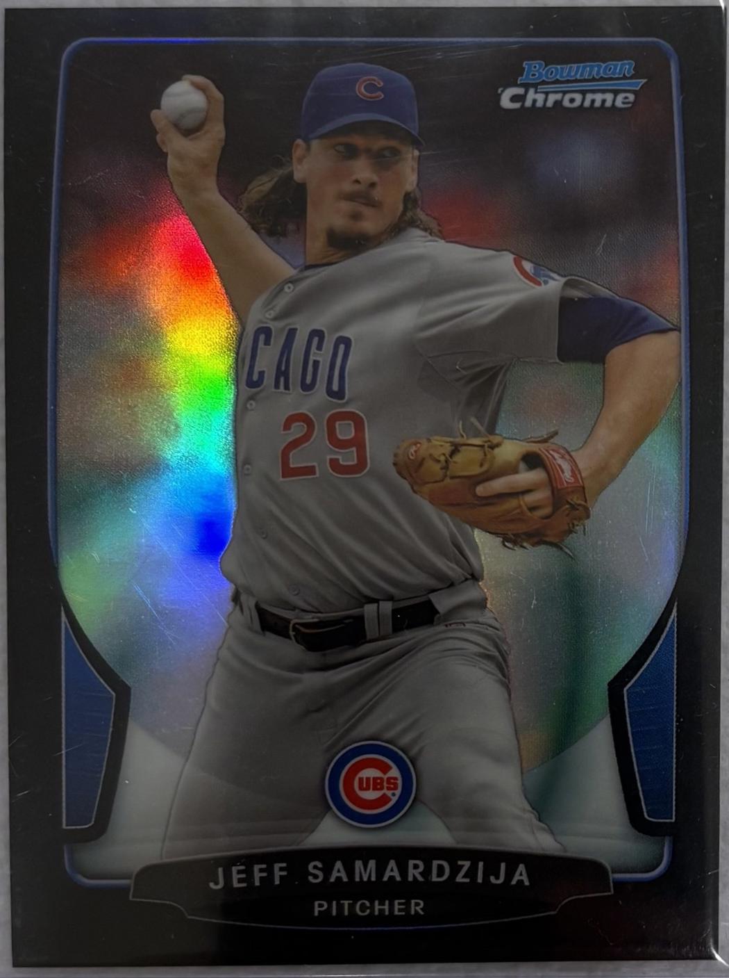 Jeff Samardzija [Black Refractor] #65