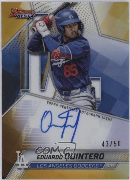 Eduardo Quintero [Gold Refractor] #B25-EQU