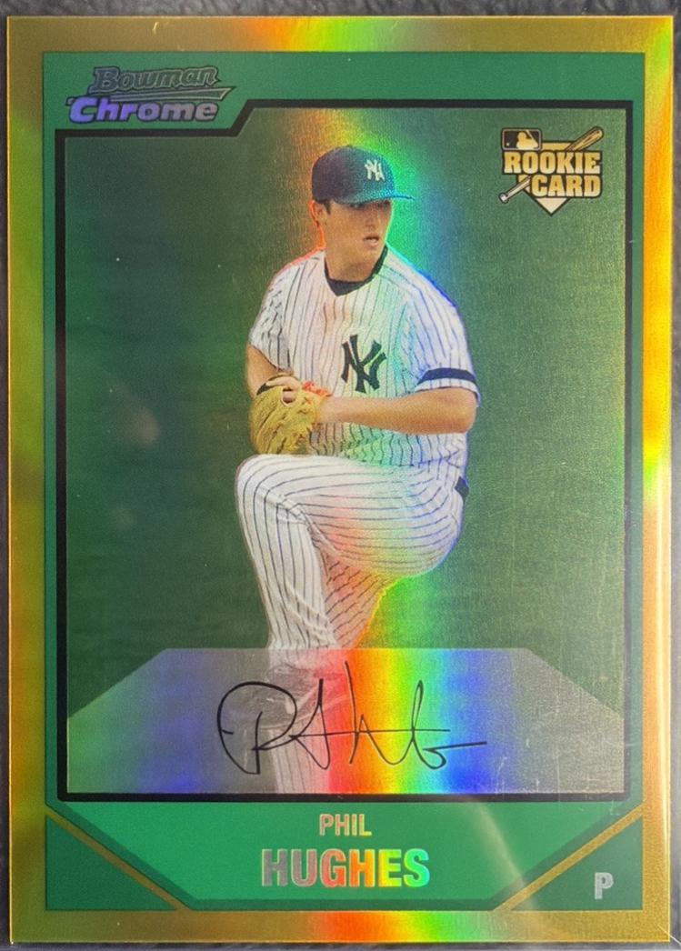 Phil Hughes [Gold Refractor] #BDP49