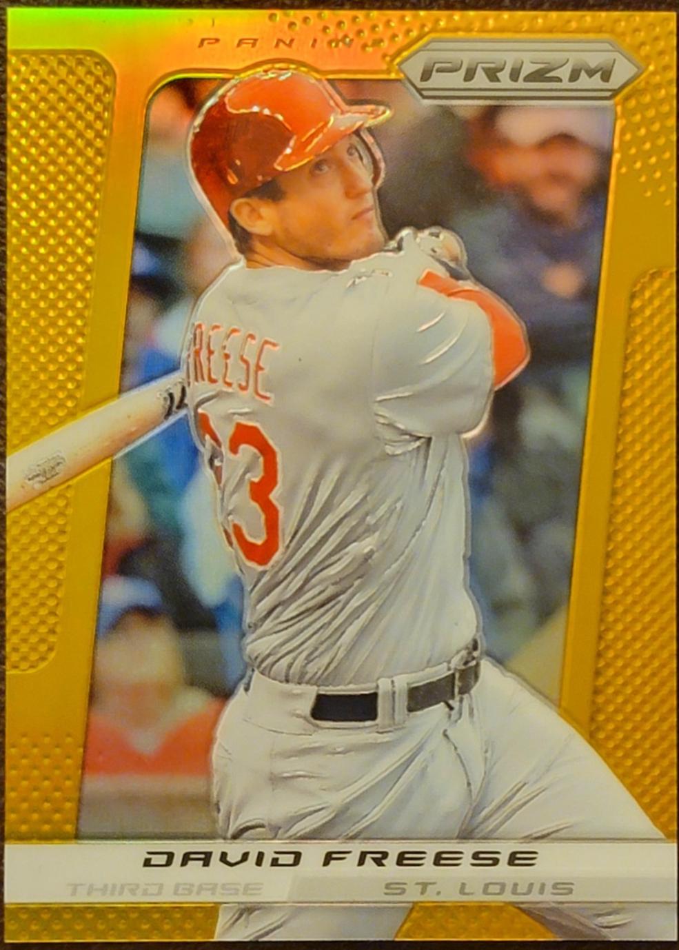 David Freese [Gold Prizm] #8