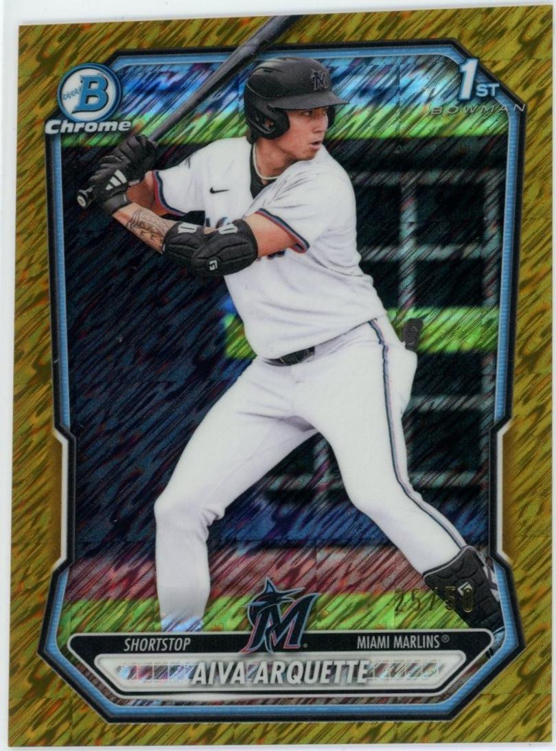 Aiva Arquette [Gold Shimmer Refractor] #BCP-40