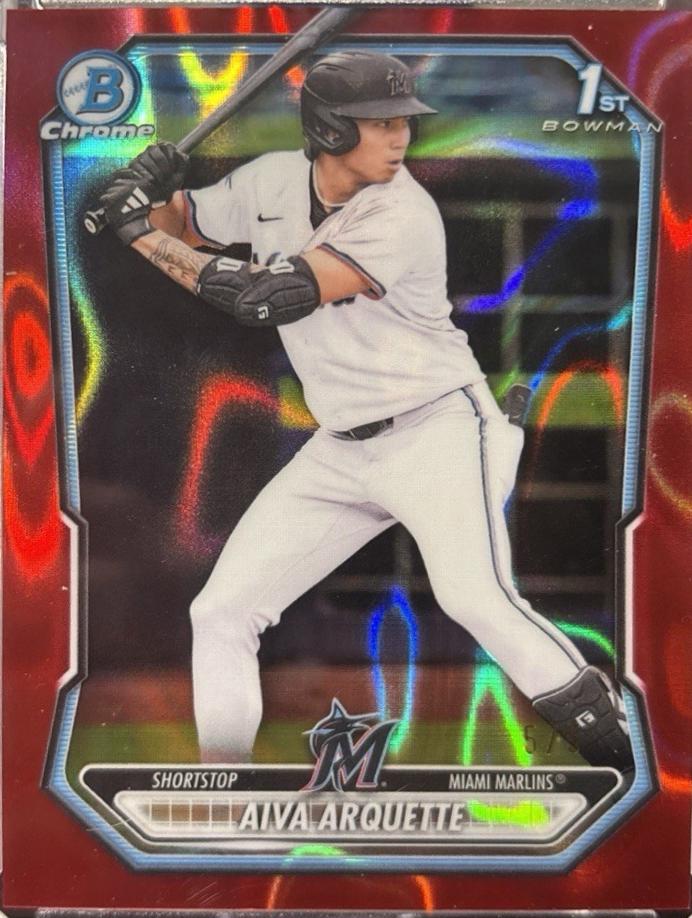 Aiva Arquette [Red Lava Refractor] #BCP-40
