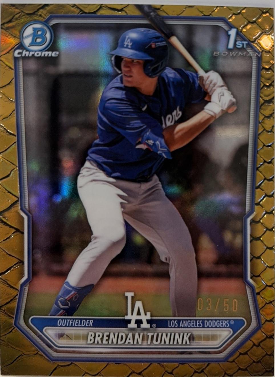 Brendan Tunink [Reptilian Gold Refractor] #BCP-59