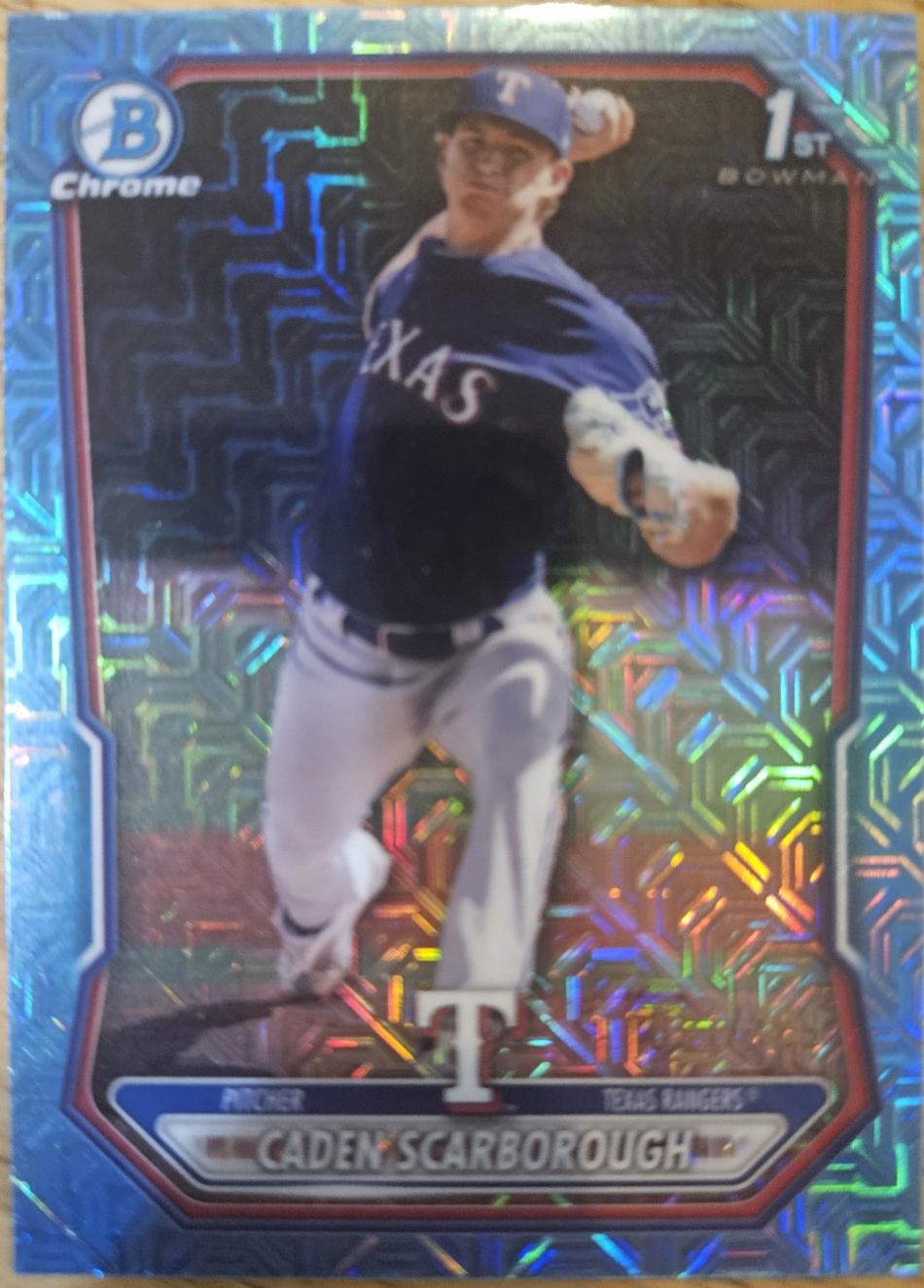 Caden Scarborough [Sky Blue Mojo Refractor] #BCP-17