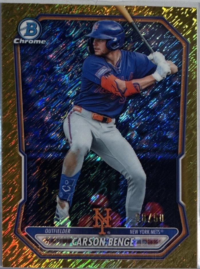 Carson Benge [Gold Shimmer Refractor] #BCP-111