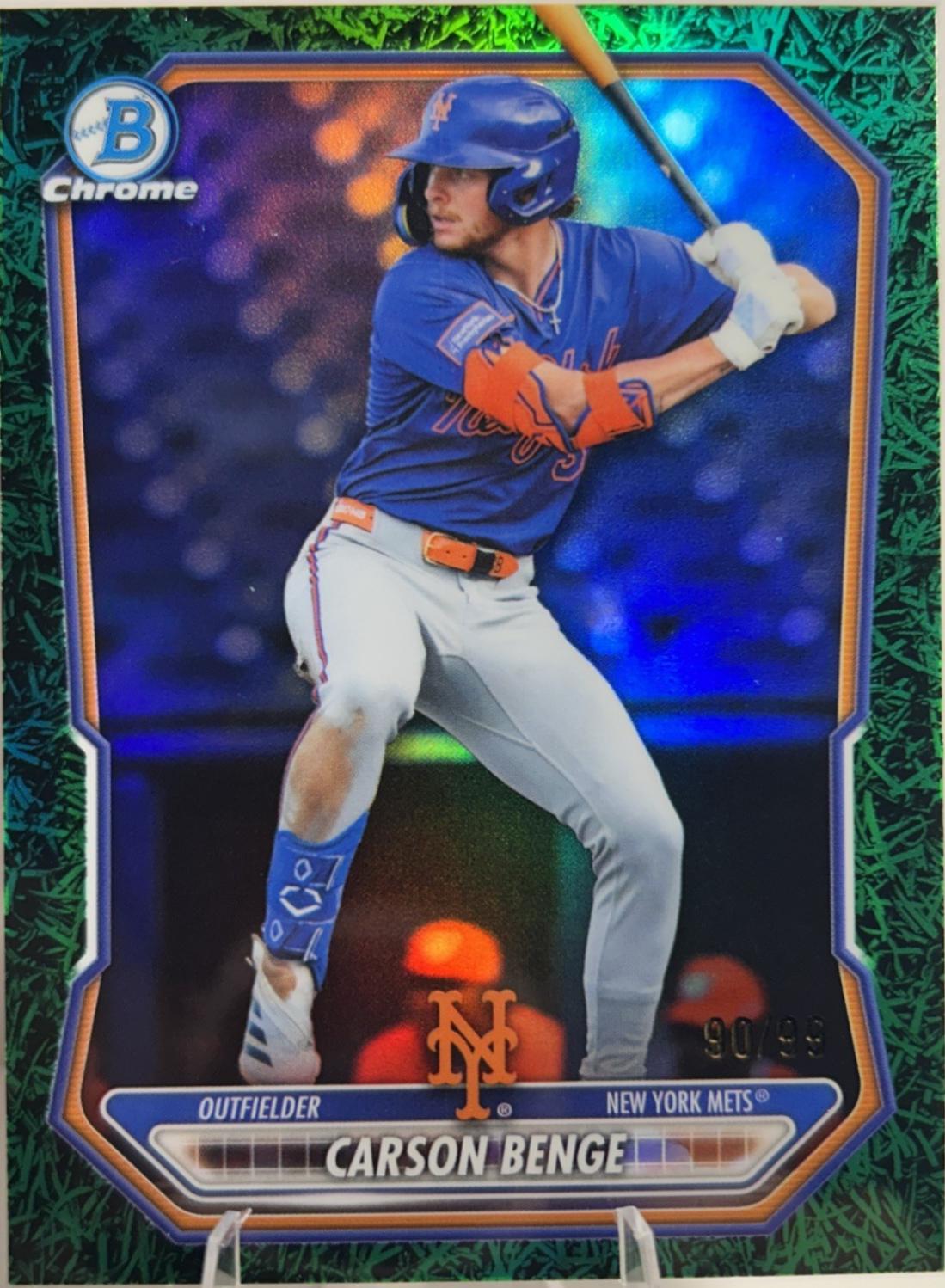 Carson Benge [Green Grass Refractor] #BCP-111