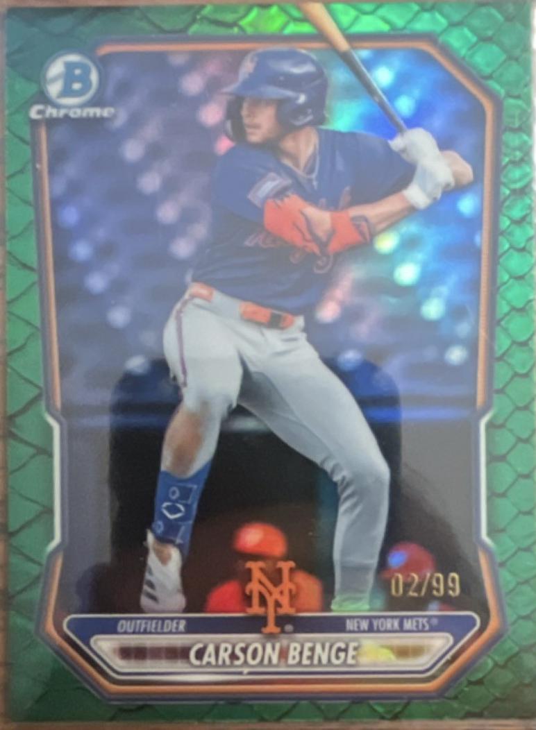 Carson Benge [Green Refractor] #BCP-111