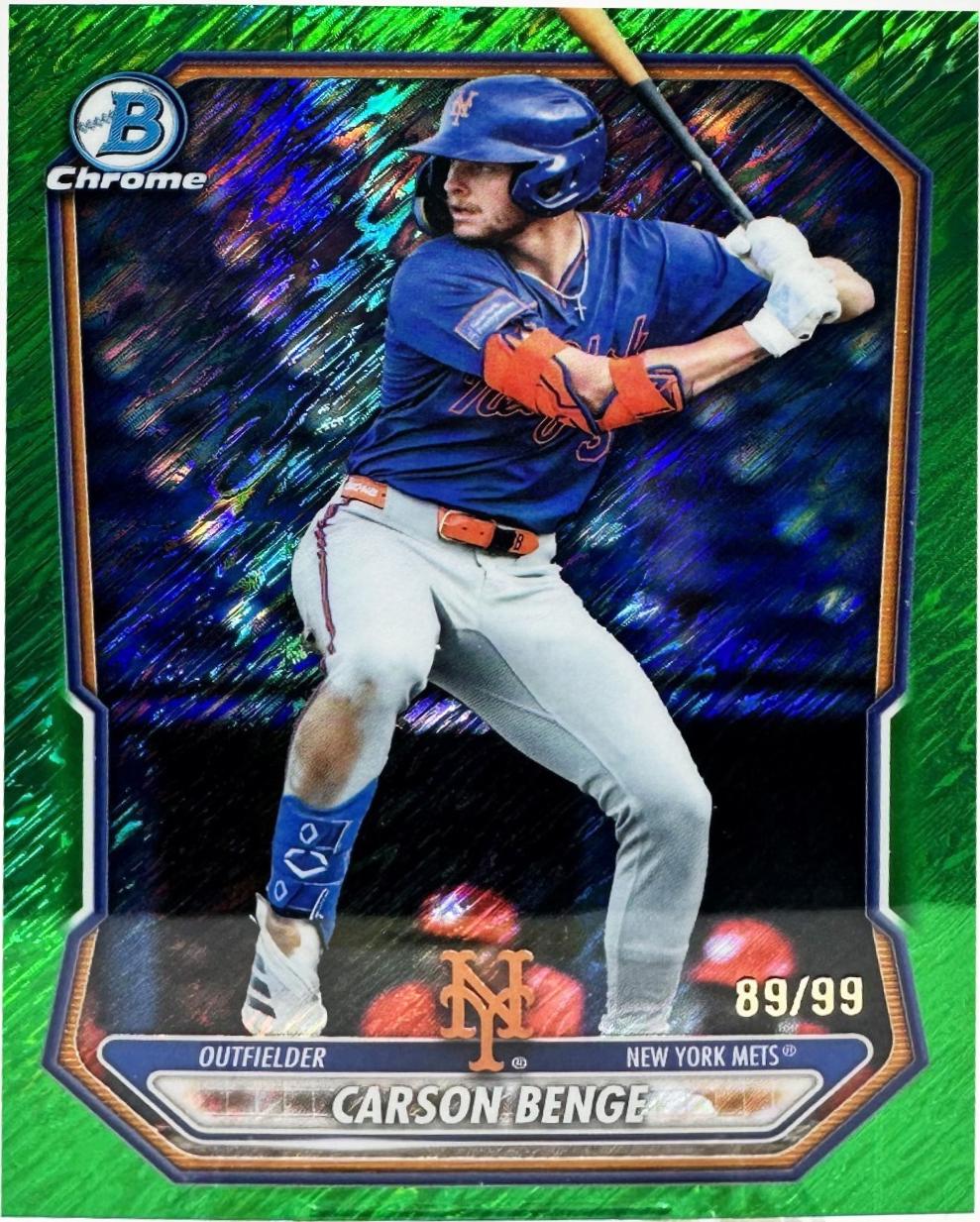 Carson Benge [Green Shimmer Refractor] #BCP-111
