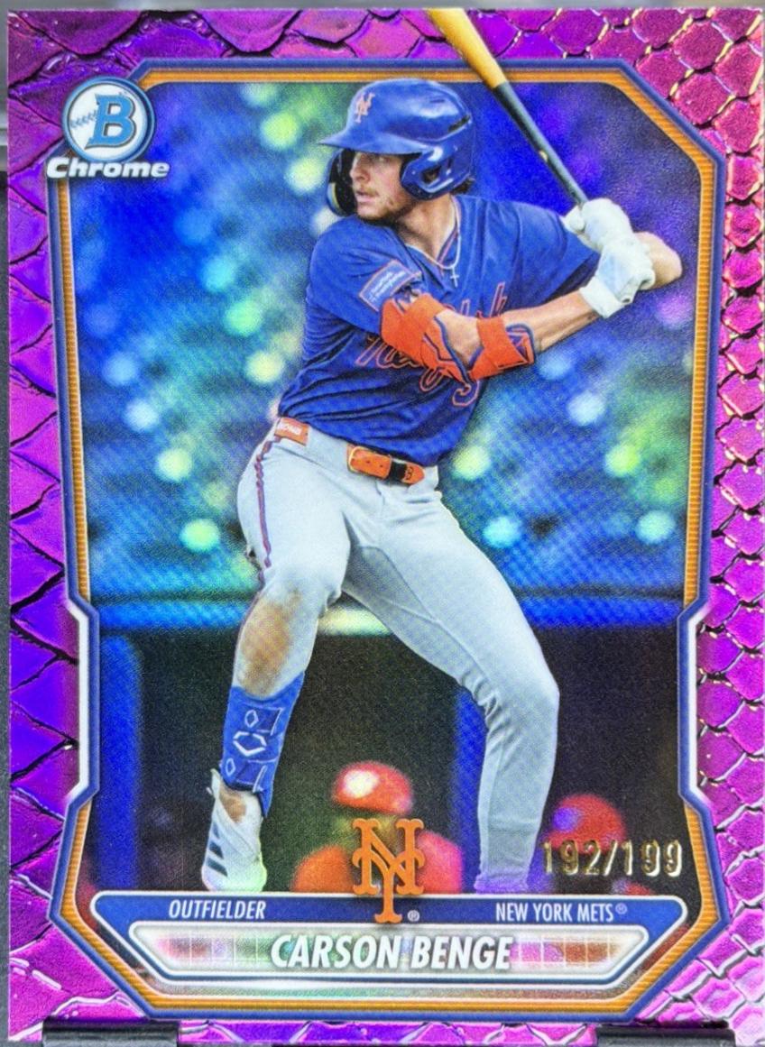 Carson Benge [Purple Geometric Refractor] #BCP-111