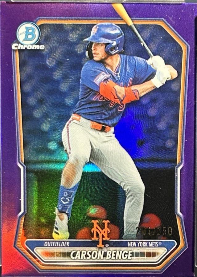 Carson Benge [Purple Refractor] #BCP-111