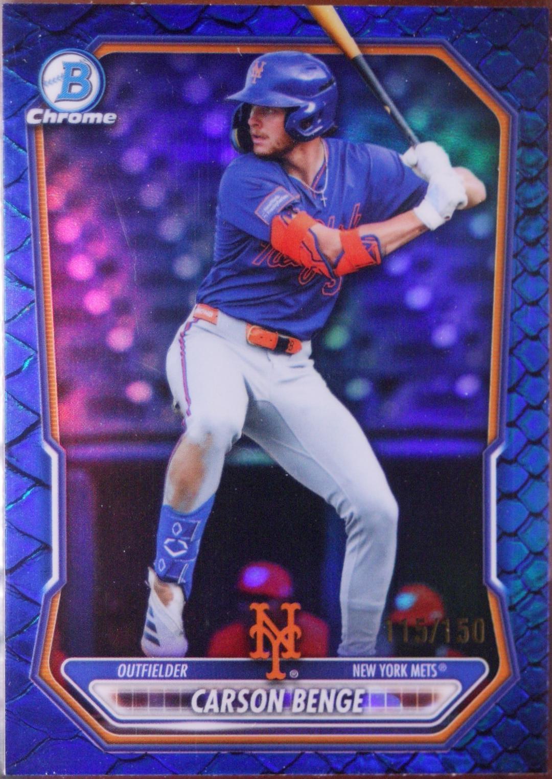 Carson Benge [Reptilian Blue Refractor] #BCP-111