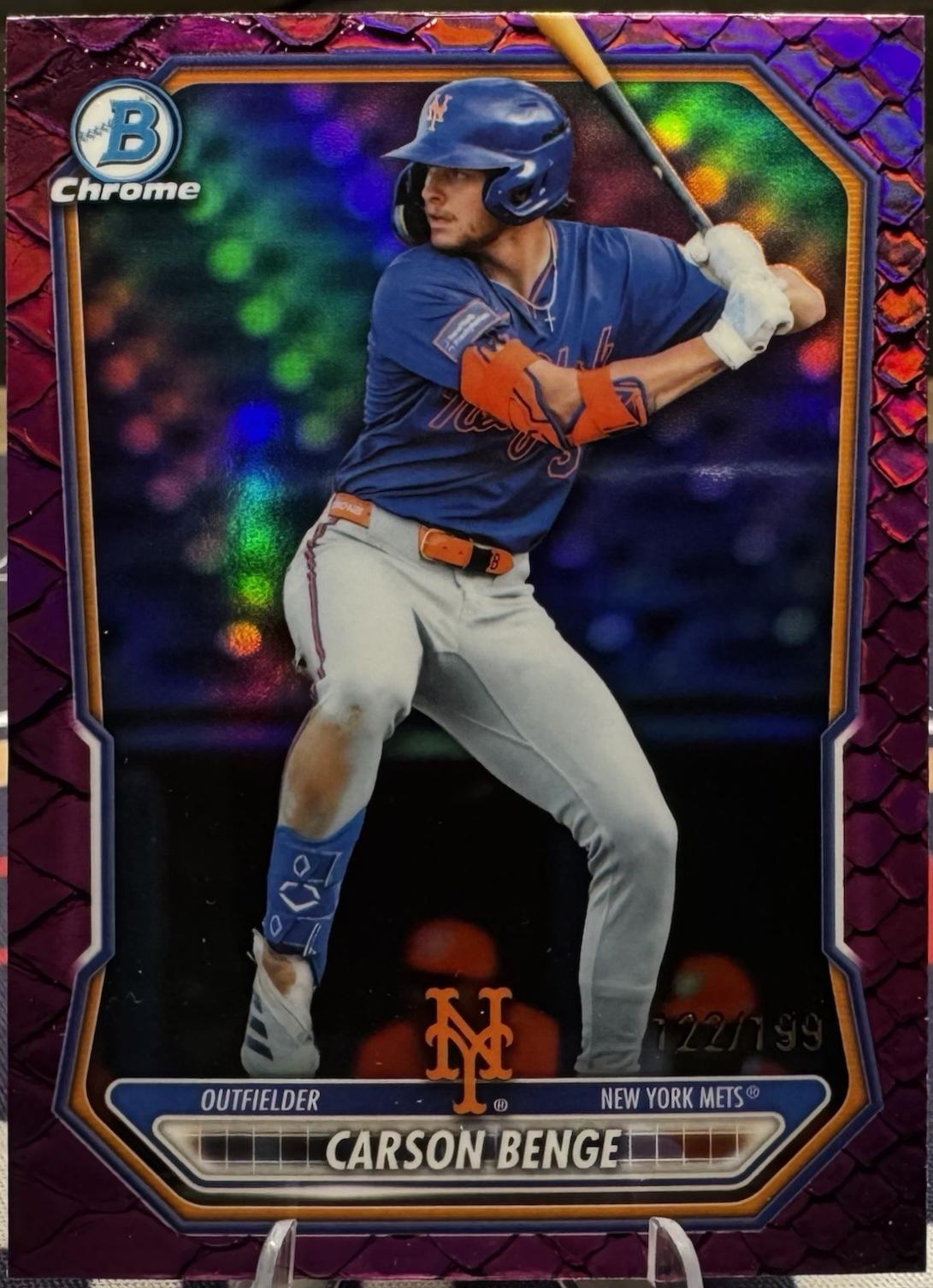 Carson Benge [Reptilian Fuchsia Refractor] #BCP-111