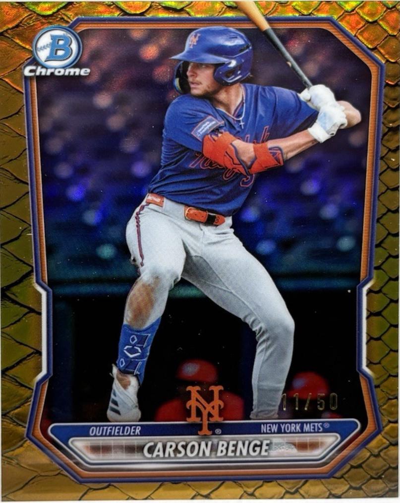 Carson Benge [Reptilian Gold Refractor] #BCP-111