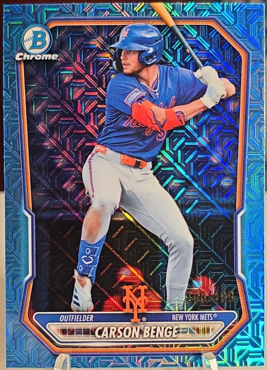 Carson Benge [Sky Blue Mojo Refractor] #BCP-111