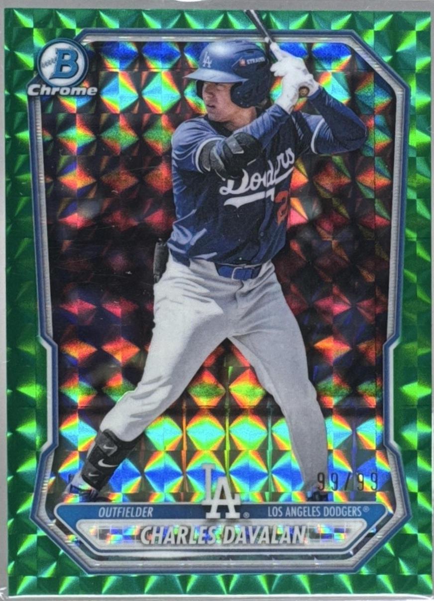 Charles Davalan [Green Geometric Refractor] #BCP-73