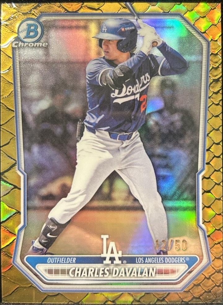 Charles Davalan [Reptilian Gold Refractor] #BCP-73