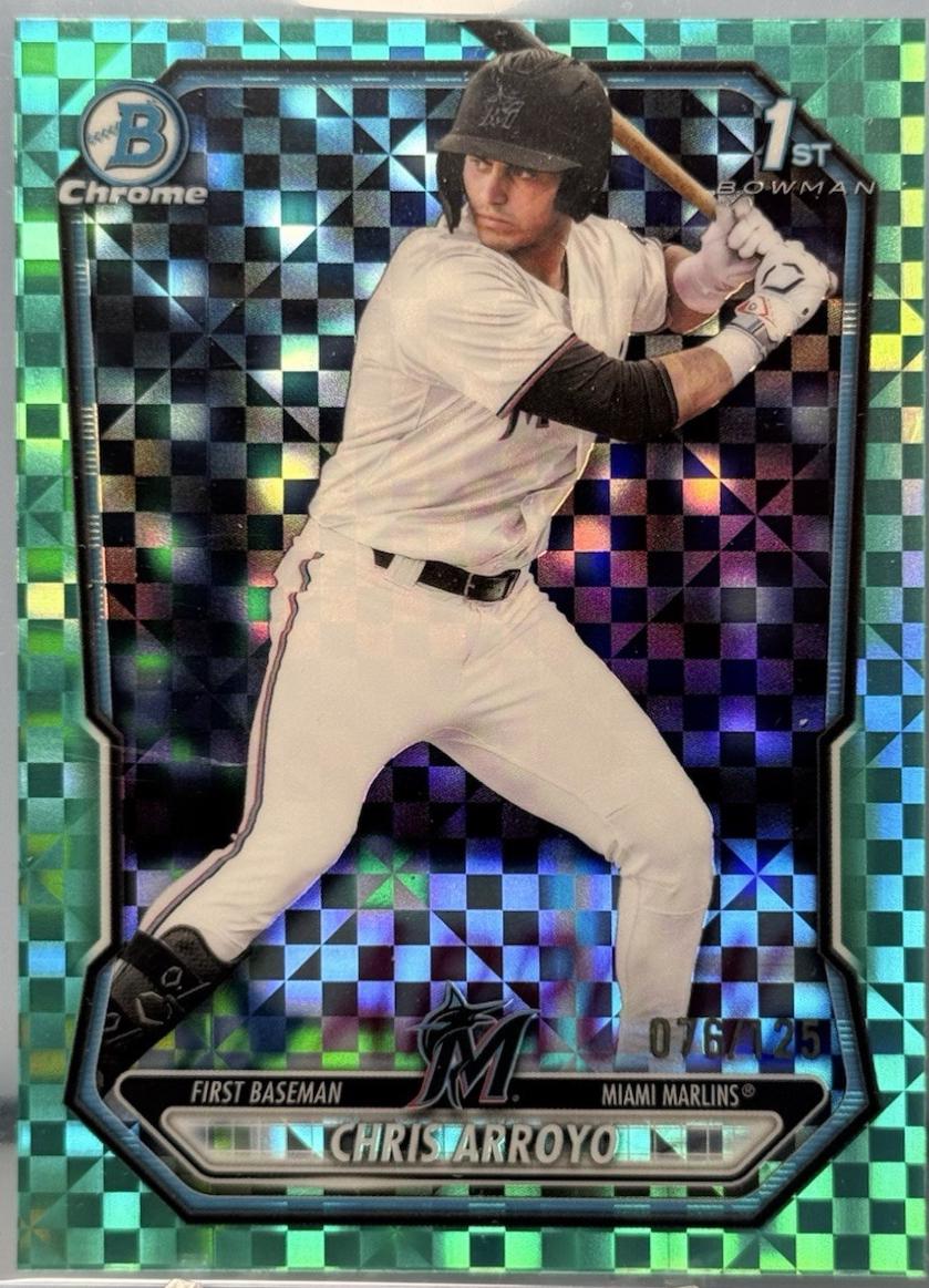 Chris Arroyo [Aqua X-Fractor Refractor] #BCP-61