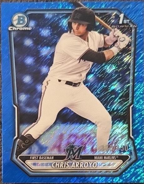 Chris Arroyo [Blue Shimmer Refractor] #BCP-61