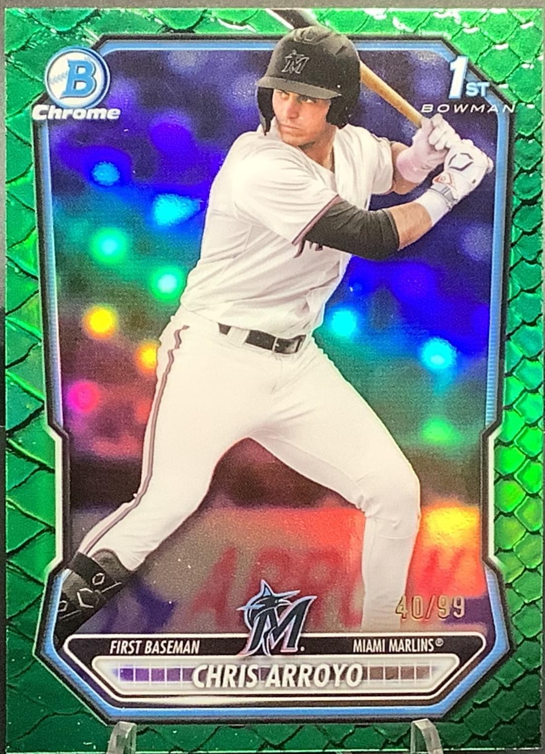 Chris Arroyo [Green Reptilian Refractor] #BCP-61