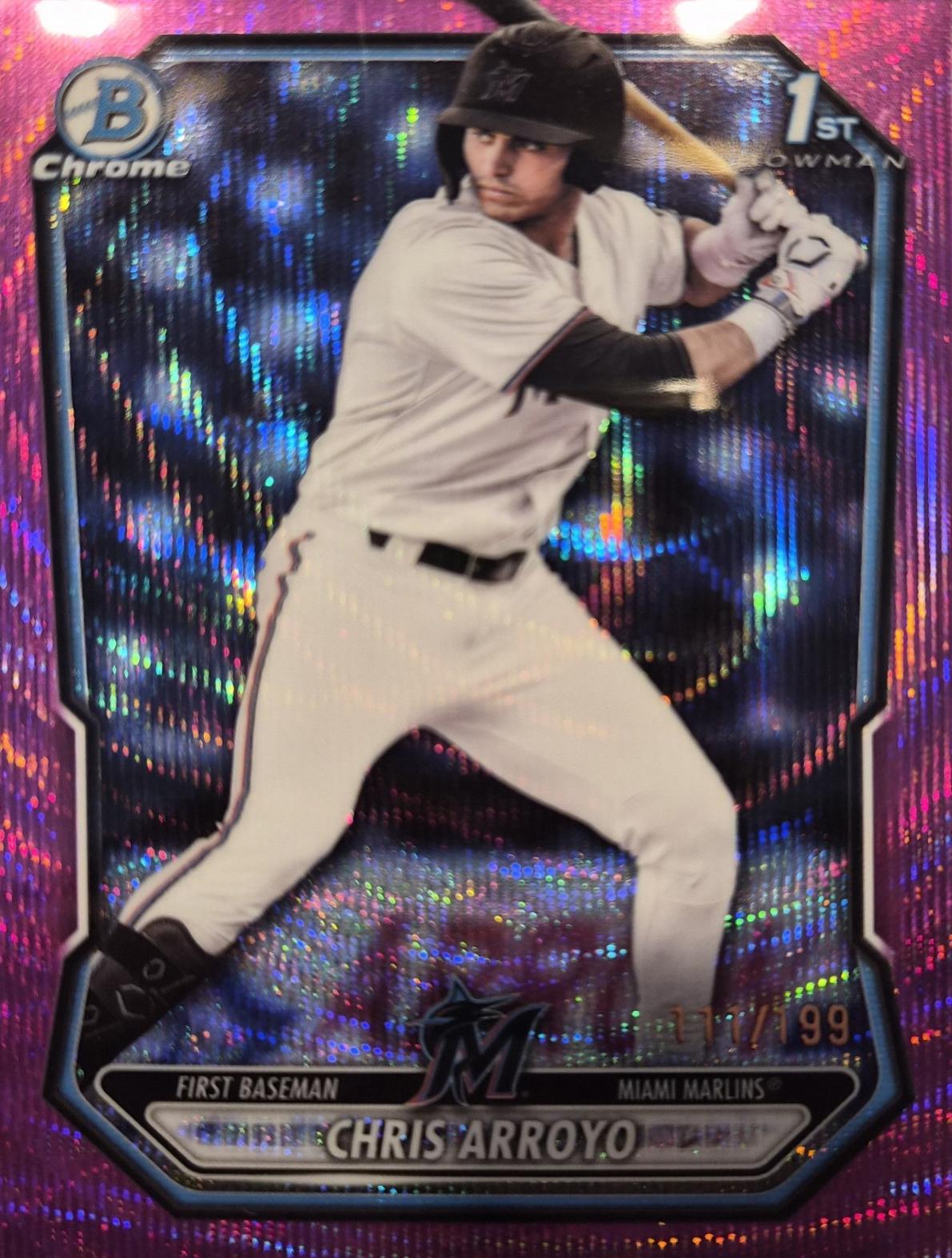 Chris Arroyo [Orange Shimmer Refractor] #BCP-61