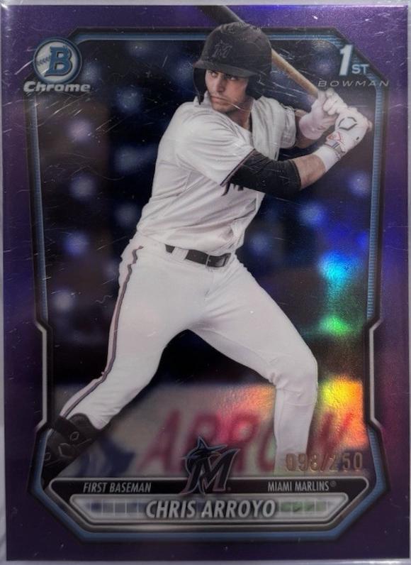 Chris Arroyo [Purple Geometric Refractor] #BCP-61