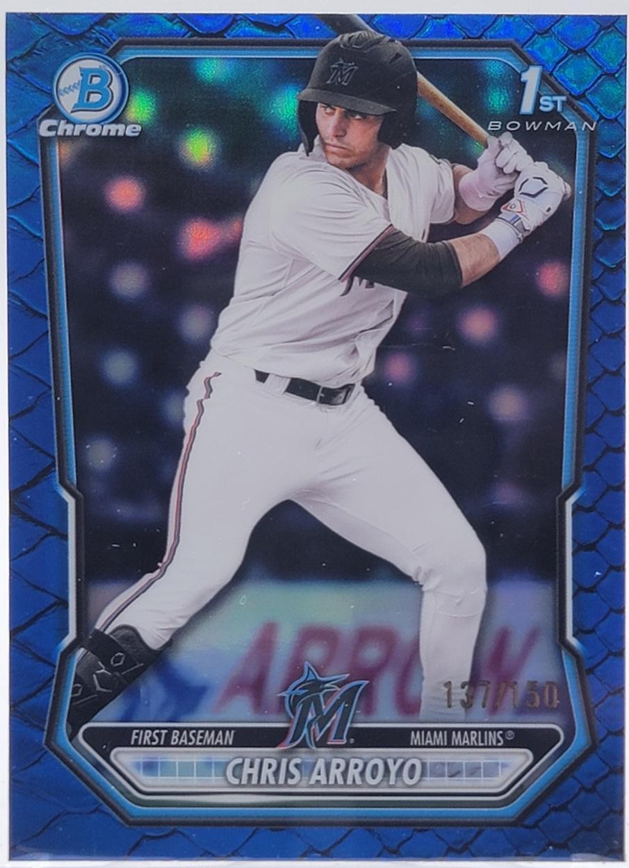 Chris Arroyo [Reptilian Blue Refractor] #BCP-61