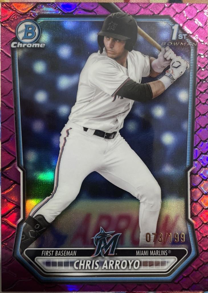 Chris Arroyo [Reptilian Fuchsia Refractor] #BCP-61