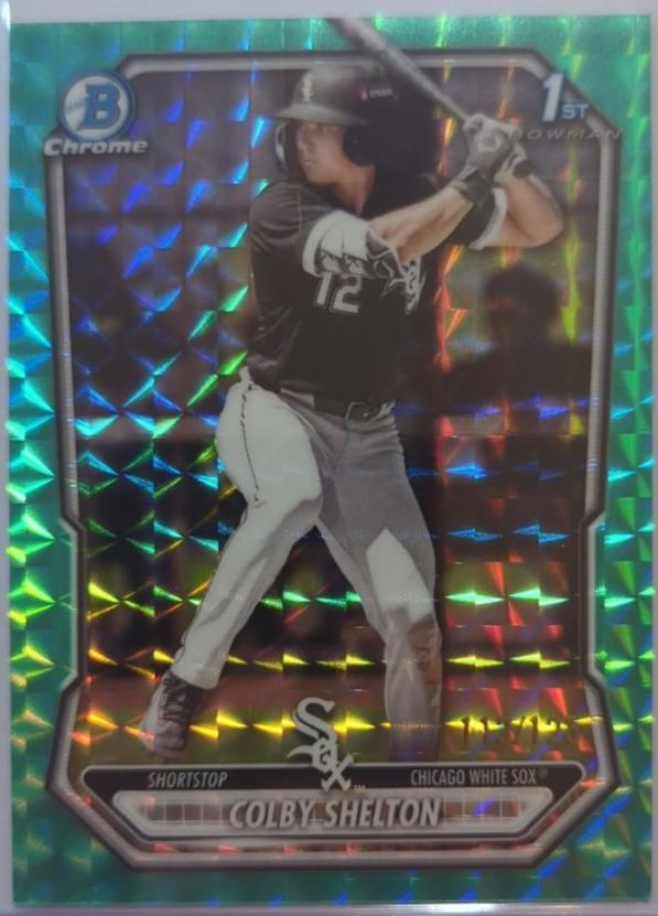 Colby Shelton [Aqua Geometric Refractor] #BCP-144