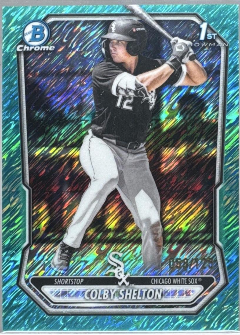 Colby Shelton [Aqua Shimmer Refractor] #BCP-144