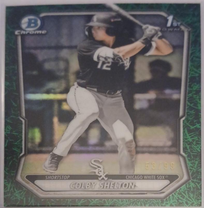 Colby Shelton [Green Grass Refractor] #BCP-144
