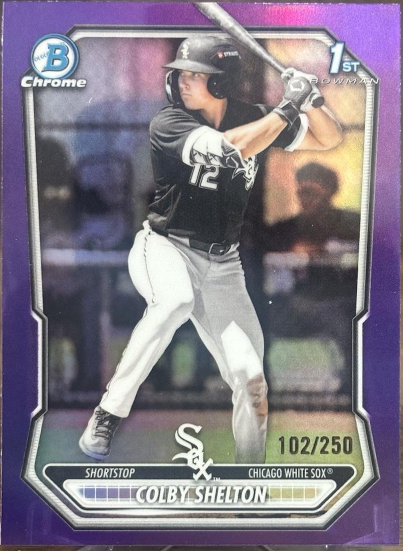 Colby Shelton [Purple Geometric Refractor] #BCP-144