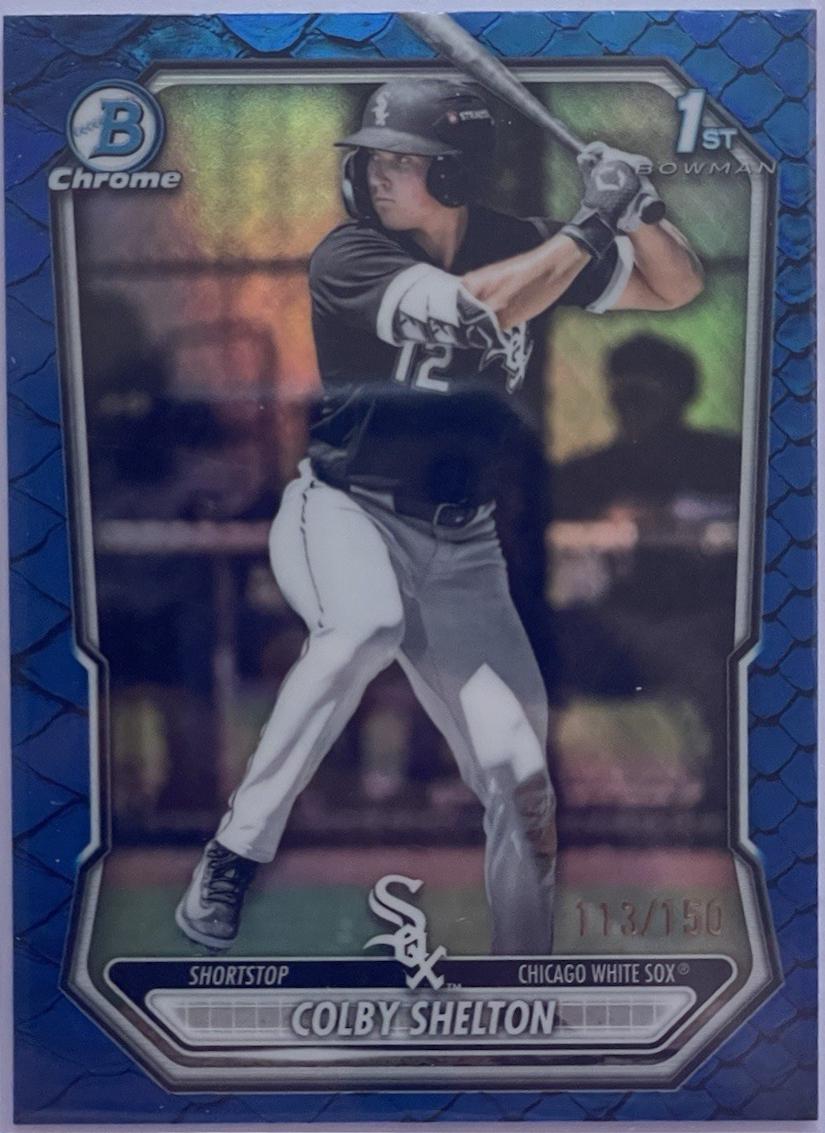 Colby Shelton [Reptilian Blue Refractor] #BCP-144