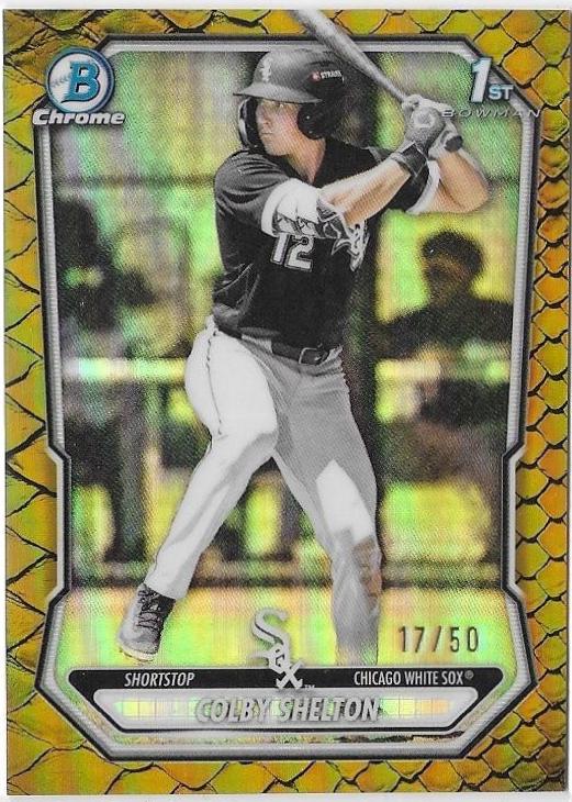 Colby Shelton [Reptilian Gold Refractor] #BCP-144