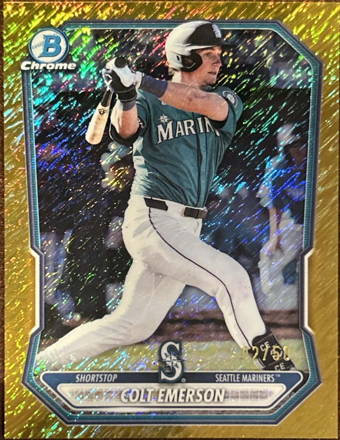 Colt Emerson [Gold Shimmer Refractor] #BCP-108
