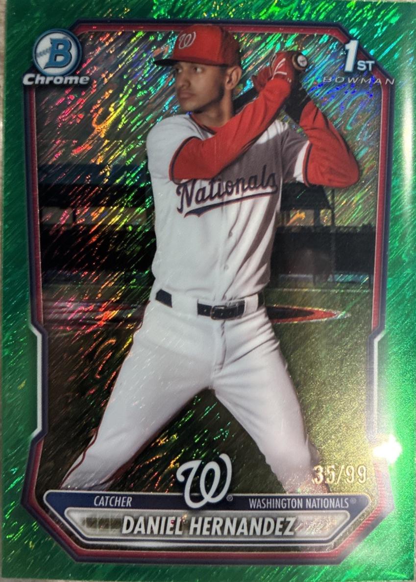 Daniel Hernandez [Green Shimmer Refractor] #BCP-97