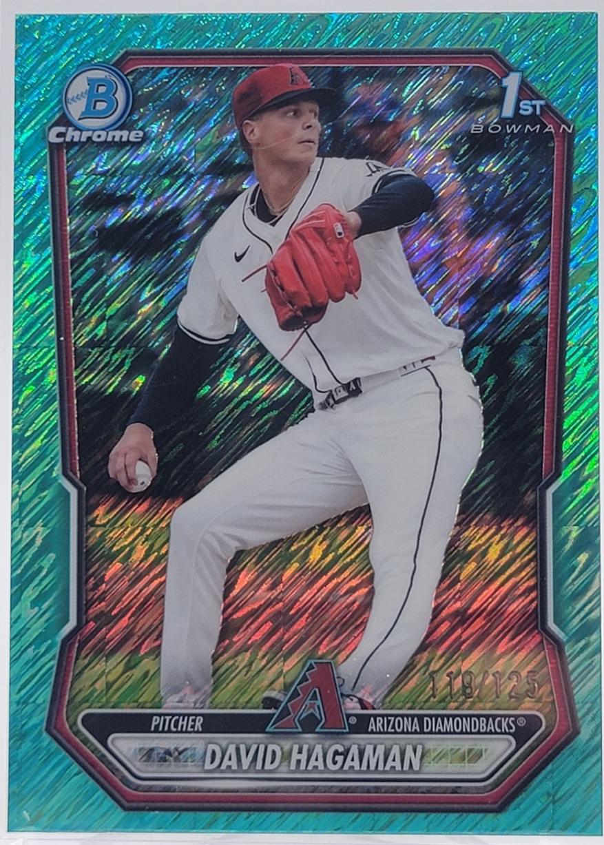 David Hagaman [Aqua Shimmer Refractor] #BCP-84