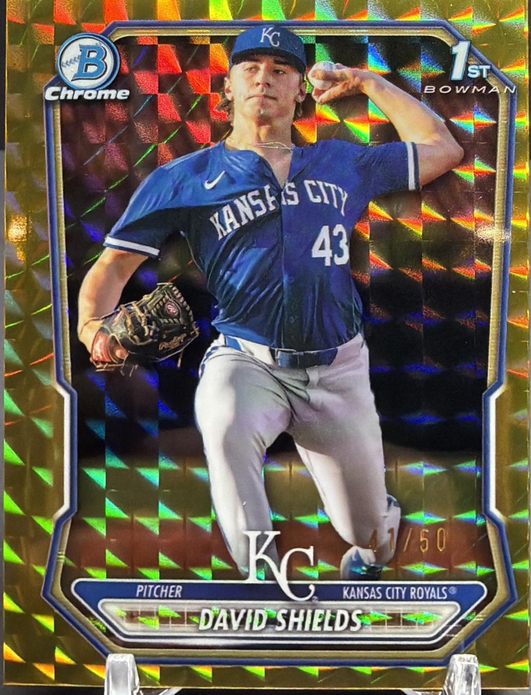 David Shields [Gold Geometric Refractor] #BCP-11