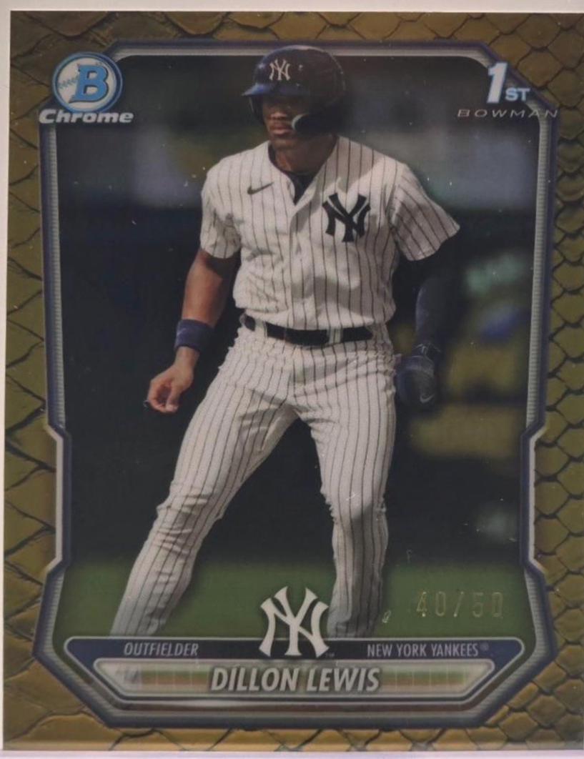 Dillon Lewis [Gold Refractor] #BCP-148