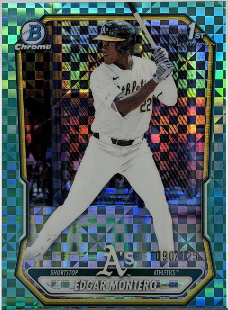 Edgar Montero [Aqua X-Fractor Refractor] #BCP-139