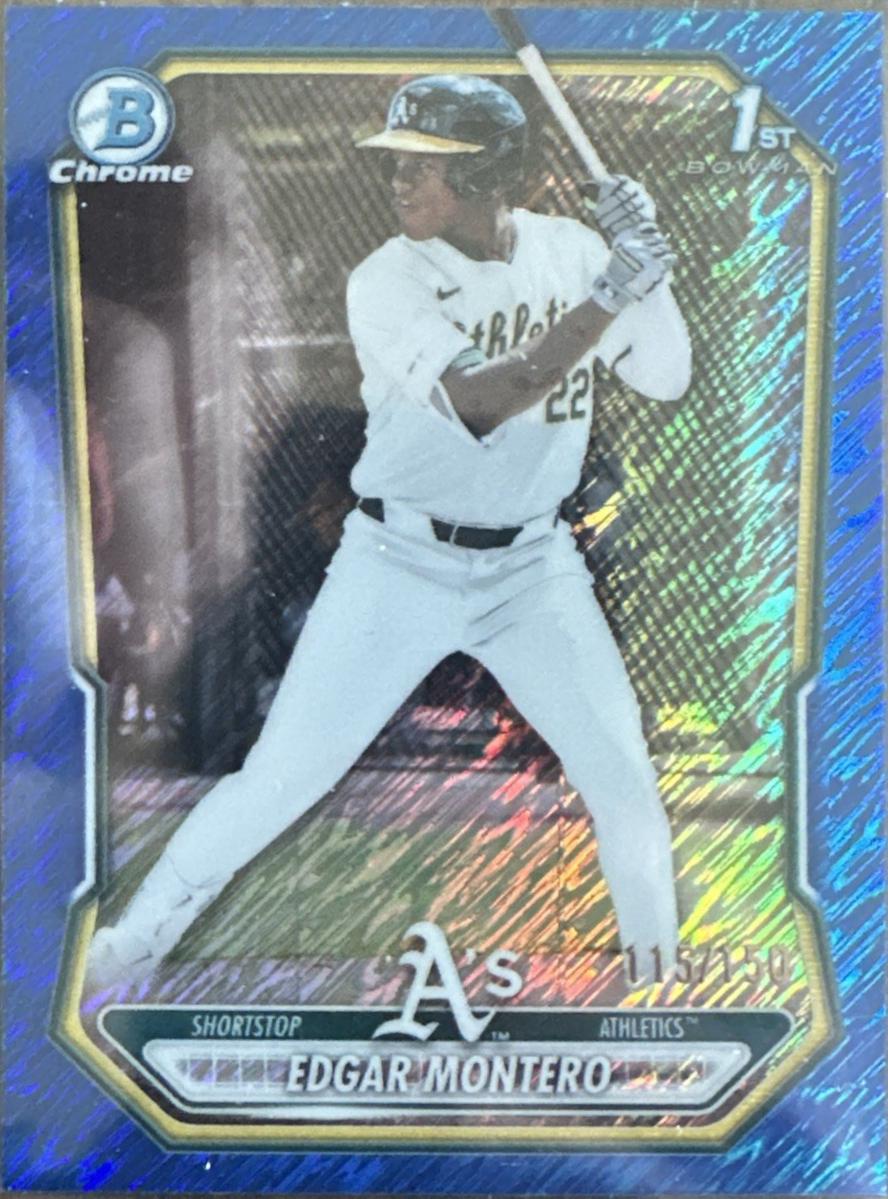 Edgar Montero [Blue Shimmer Refractor] #BCP-139