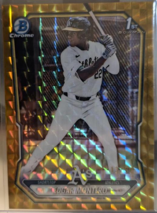 Edgar Montero [Gold Geometric Refractor] #BCP-139