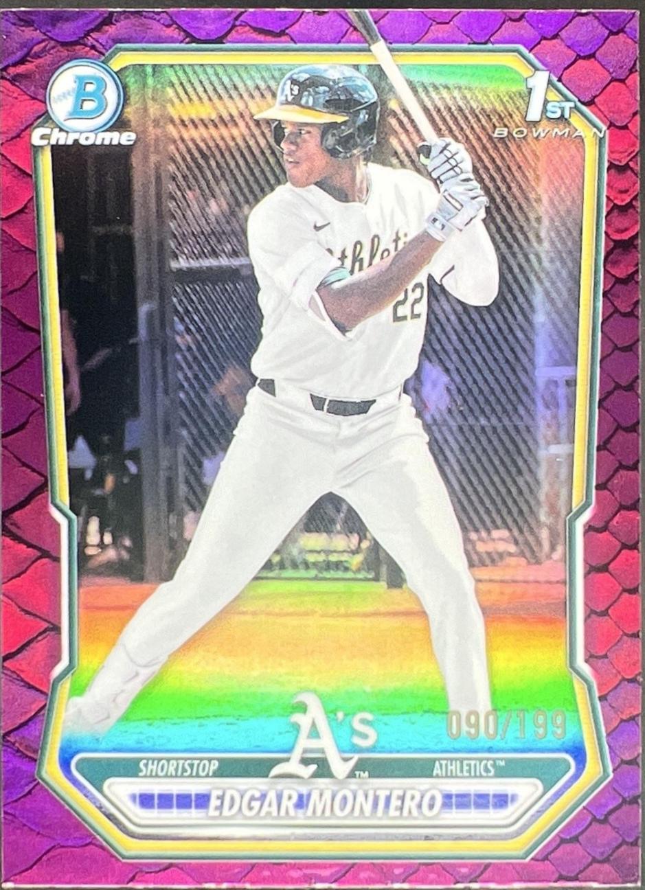 Edgar Montero [Reptilian Fuchsia Refractor] #BCP-139