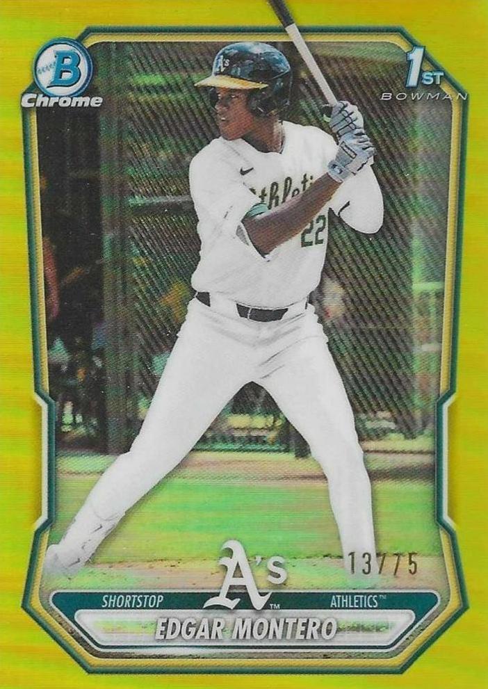 Edgar Montero [Yellow Refractor] #BCP-139