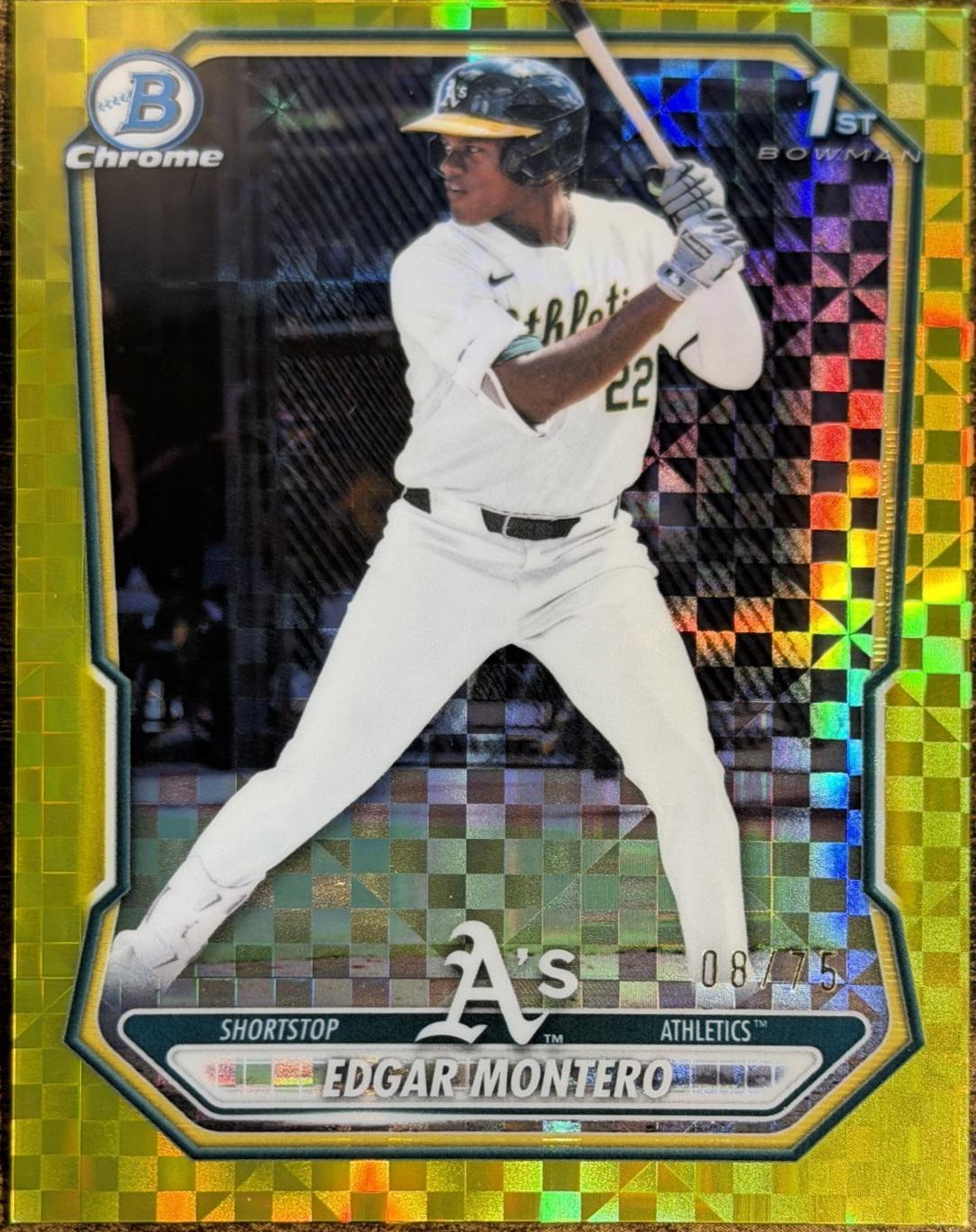 Edgar Montero [Yellow X-Fractor] #BCP-139