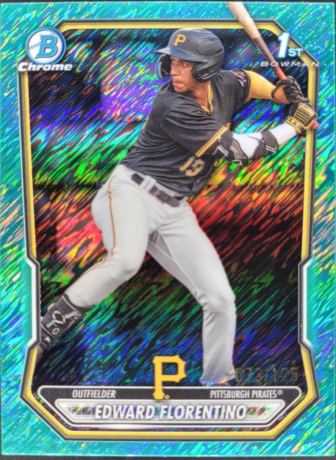 Edward Florentino [Aqua Shimmer Refractor] #BCP-82