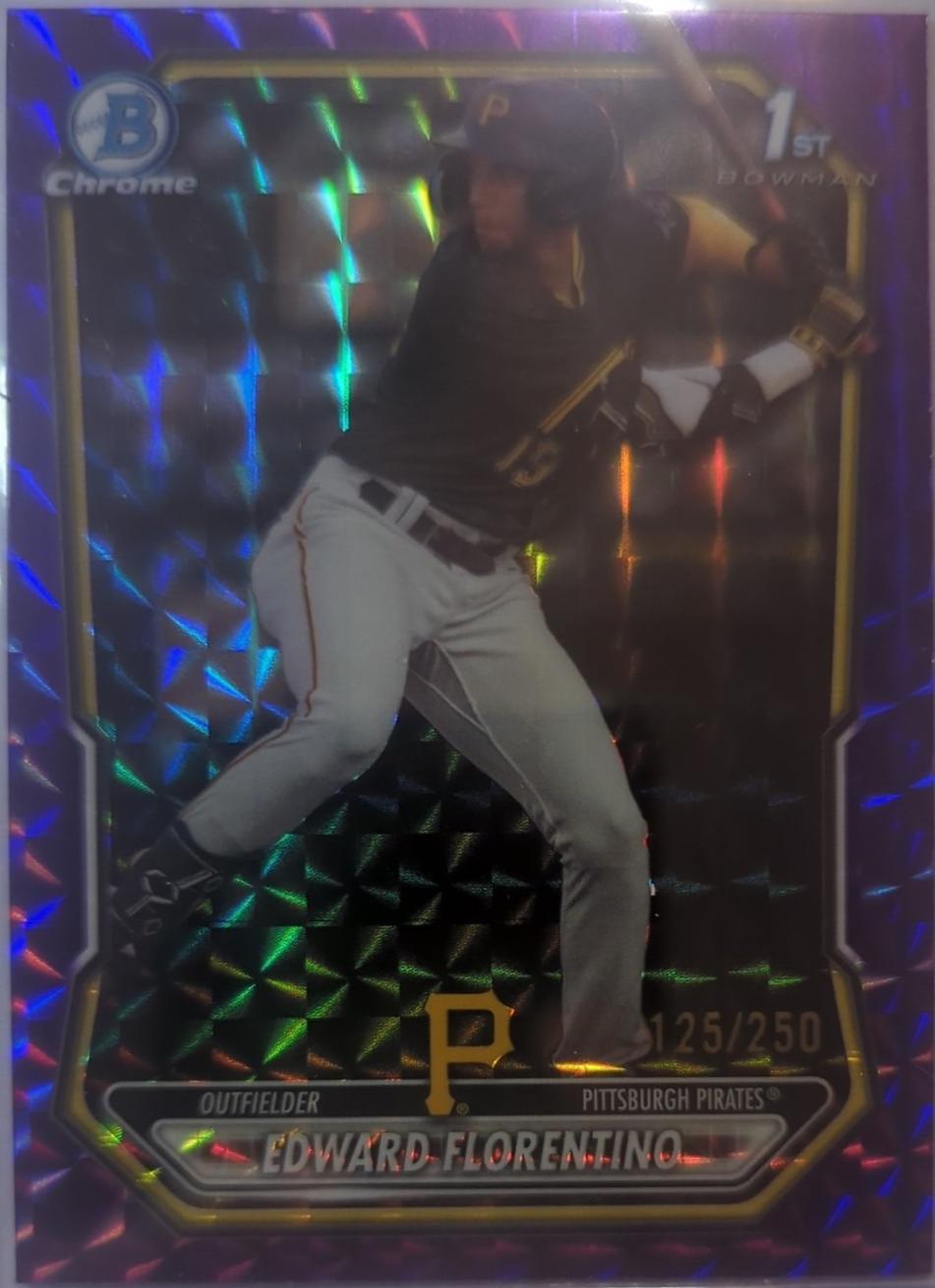 Edward Florentino [Purple Geometric Refractor] #BCP-82